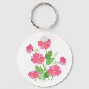 Rosa Primrose Nyckelring