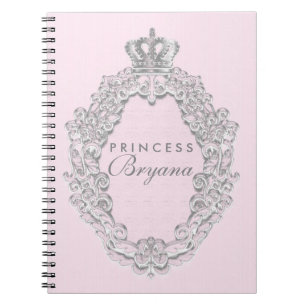 Rosa Princess Anteckningsbok Föra journal över för