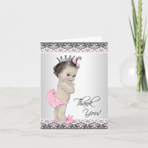 Rosa Princess Babyskuss Tack för dina kort