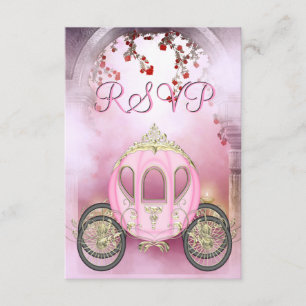 Rosa Princess Carriage Enchanted OSA Kort