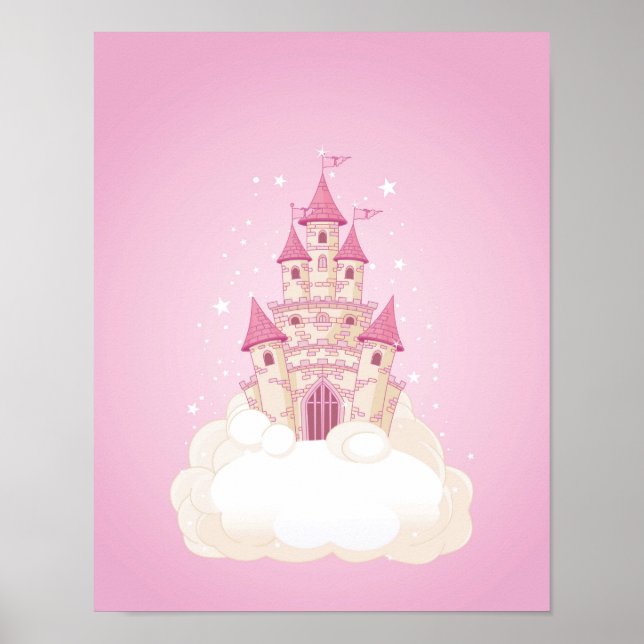Rosa Princess Castle Poster (Framsidan)