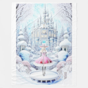 Rosa Princess Fleecefilt