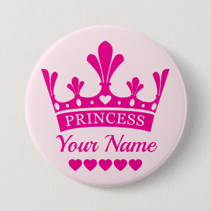 Rosa Princess Krona Knapp