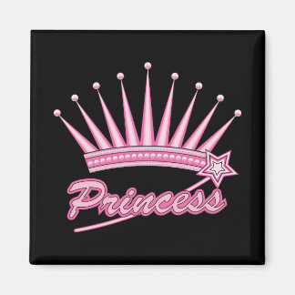 Rosa Princess Krona Magnet