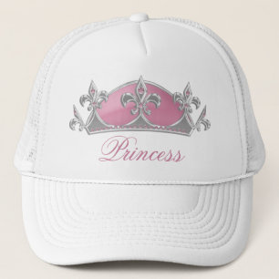 Rosa Princess Kröna med diamantdamhatten Keps