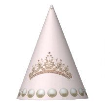 Rosa Princess Krona Party Hat