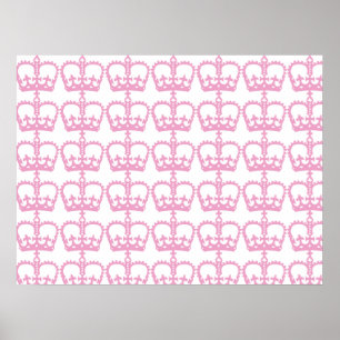 Rosa Princess Krona Poster