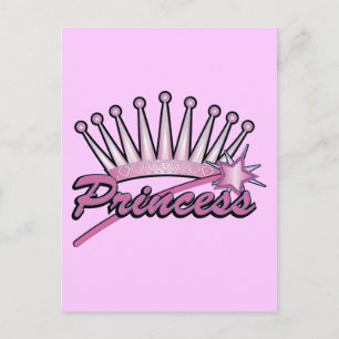 Rosa Princess Krona Vykort