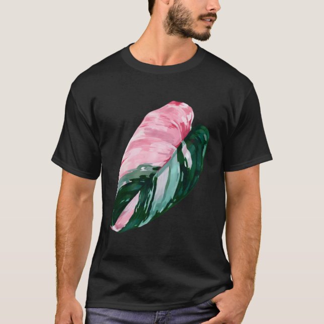 Rosa Princess Philodendron Plants Gift Plant Älska T Shirt (Framsida)