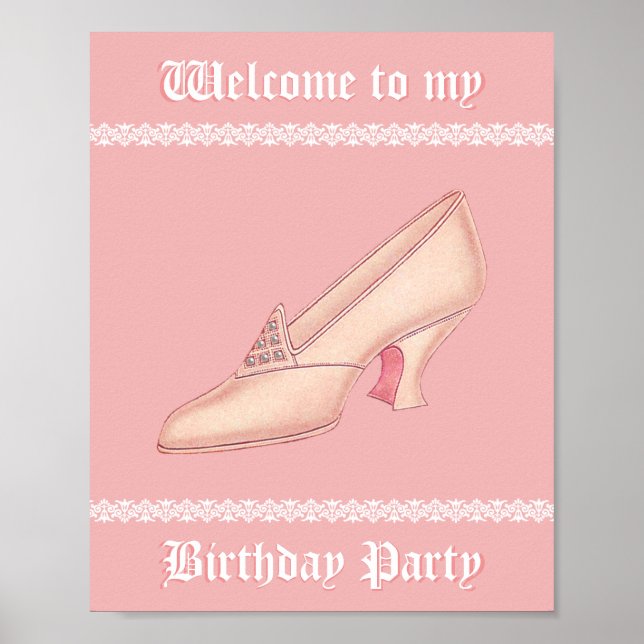 Rosa Princess Slipper Poster (Framsidan)