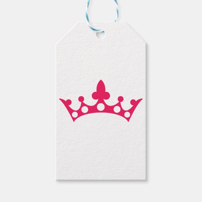 Rosa Princess Tiara Presentetikett (Framsidan)