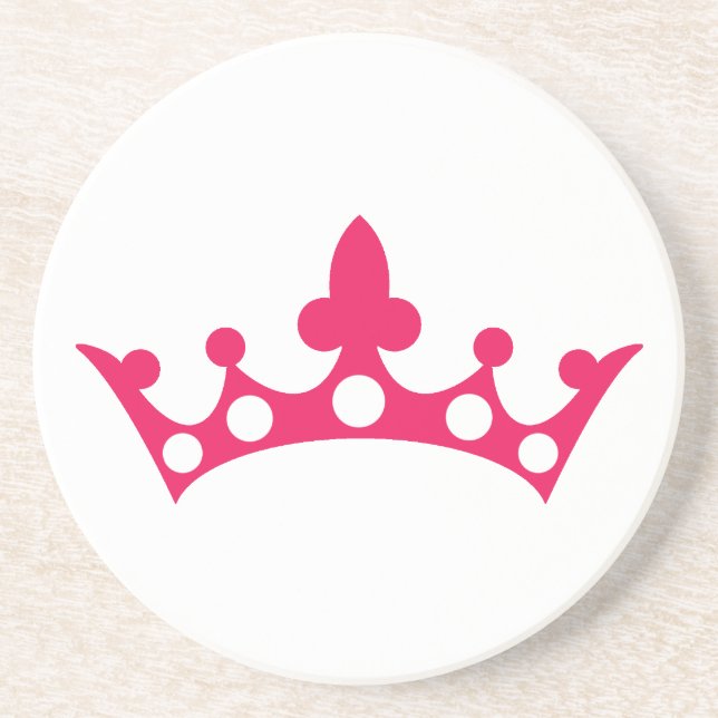 Rosa Princess Tiara Underlägg Sandsten (Framsidan)