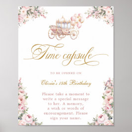 Rosa Princess Time Capsule Birthday Poster