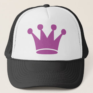rosa princesskrona truckerkeps
