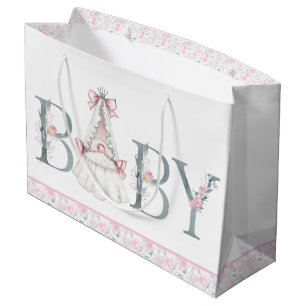 Rosa prinsessa baby shower babypresent