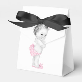 Rosa prinsessa baby shower presentlådor