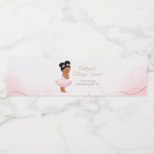 Rosa prinsessan ballerina babydusch