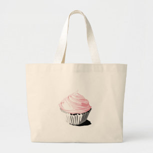 Rosa produkter för vektormuffinmall jumbo tygkasse