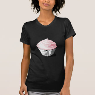 Rosa produkter för vektormuffinmall t shirt