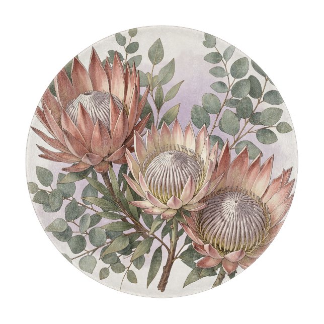 Rosa Protea Eukalyptus Botaniskt arrangemang  (Framsidan)