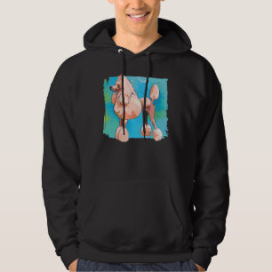 Rosa Pudel groomerat till max. Hoodie