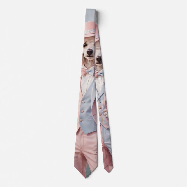 Rosa Pudel Miss Fröken  Slips (Framsida)
