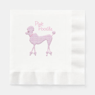 Rosa Pudel Pappra blöjor Pappersservett