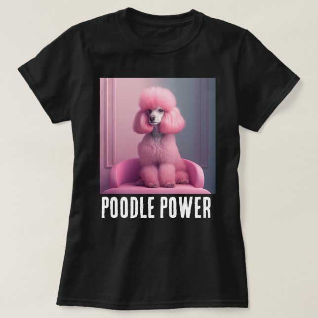 ROSA PUDEL POWER T-Shirt (Design framsida)