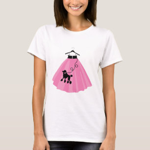 Rosa Pudel Skirt T Shirt