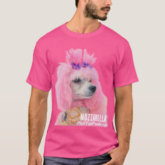 Rosa Pudel skjorta, pudel skjorta T Shirt