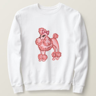 Rosa Pudel Sweatshirt