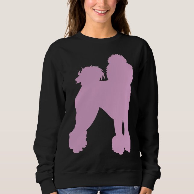 Rosa Pudel T Shirt (Framsida)