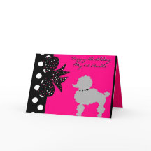 Rosa pudelfödelsedag