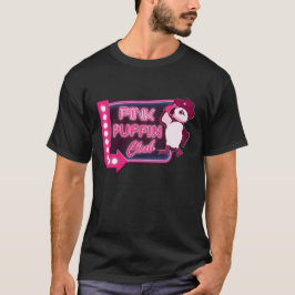 Rosa Puffin Klubb T Shirt