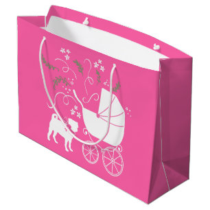 Rosa Pug Hund Temaparty Firande