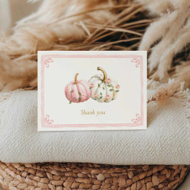 Rosa pumpa-barnkal tackkort tack kort