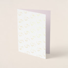 Rosa pumpa med svart band folierat kort