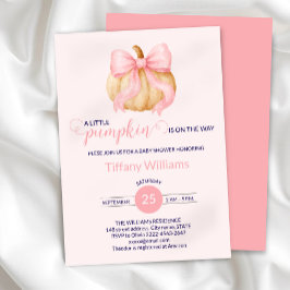 Rosa-pumpdockan baby faller duschminimalistiskt inbjudningar