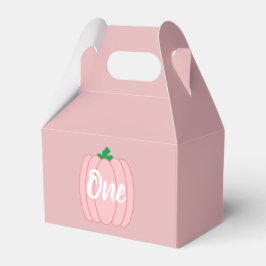 Rosa Pumpkin 1:a födelsedag Presentaskar