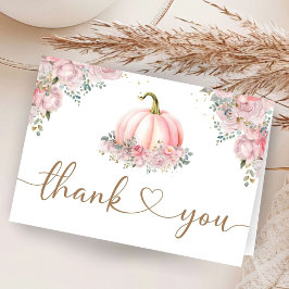 Rosa Pumpkin Baby Shower Fall Folded Tack