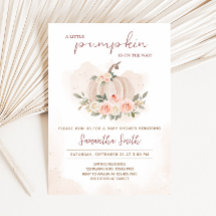 Rosa Pumpkin Baby Shower