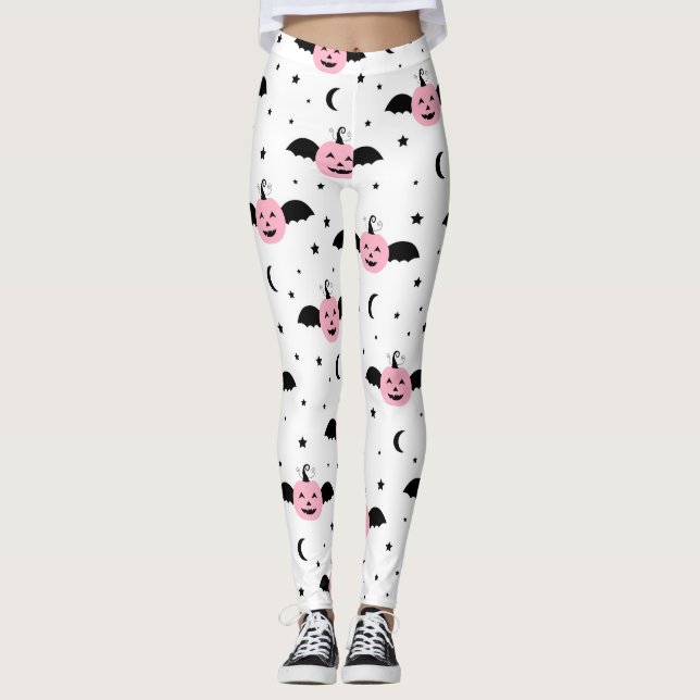 ROSA PUMPKIN-FLADDERMÖSS LEGGINGS (Framsida)