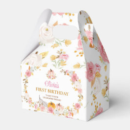 Rosa Pumpkin Girl First Birthday Favbox Presentaskar