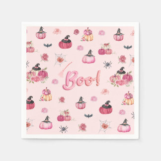 Rosa Pumpkin Papper Plate Napkins Pappersservett