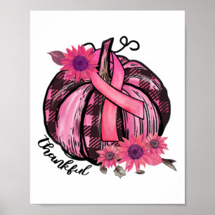 Rosa Pumpkin Solros Breast Cancer Awareness Gif Poster