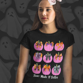 Rosa Pumpkins with Bows T Shirt