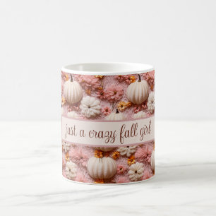 Rosa pumpor med lustig falltext kaffemugg
