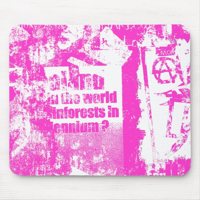 Rosa Punk Collage Musmatta (Framsidan)