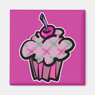 rosa punk, korsbenskorpor magnet