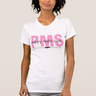 Rosa Puppymills suger utslagsplatsen T-shirt